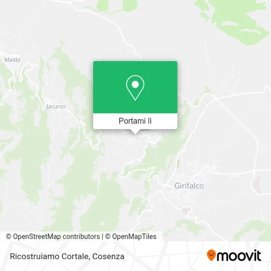 Mappa Ricostruiamo Cortale