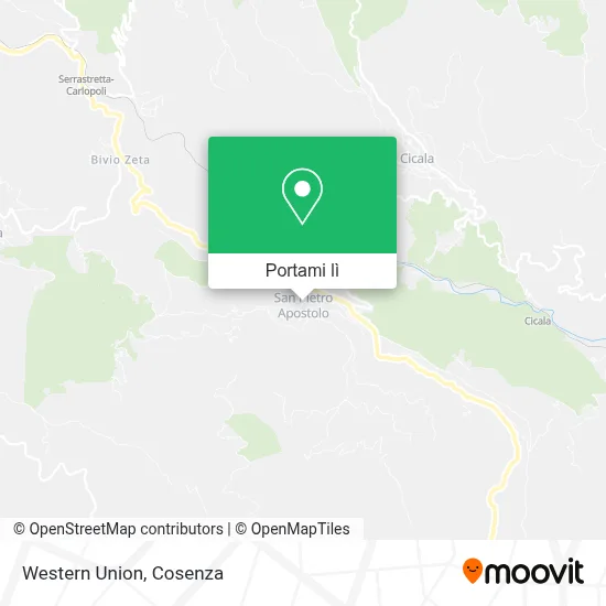 Mappa Western Union