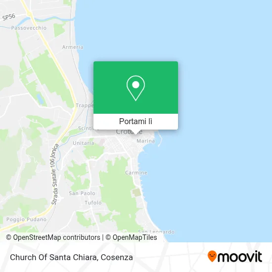 Mappa Church Of Santa Chiara