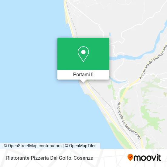 Mappa Ristorante Pizzeria Del Golfo