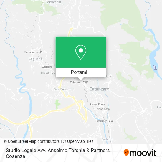 Mappa Studio Legale Avv. Anselmo Torchia & Partners