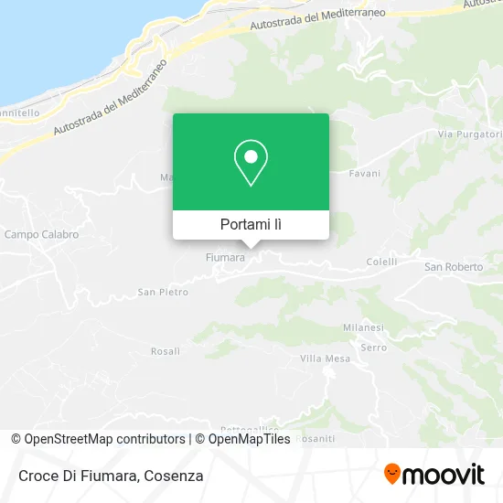 Mappa Croce Di Fiumara