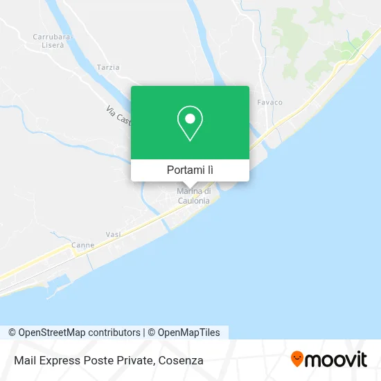 Mappa Mail Express Poste Private
