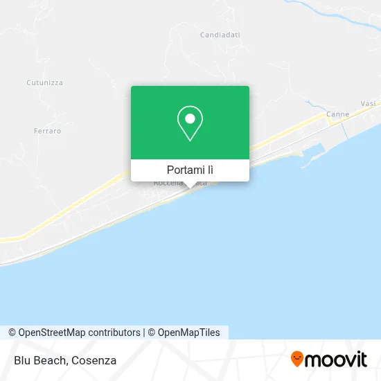 Mappa Blu Beach