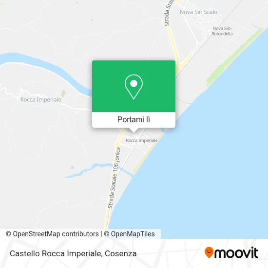 Mappa Castello Rocca Imperiale