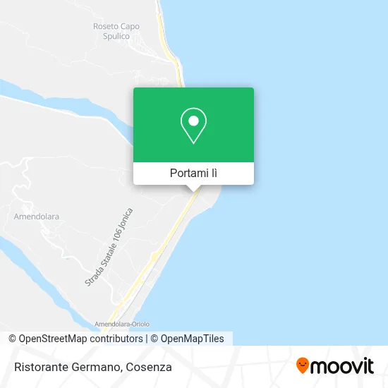 Mappa Ristorante  Germano