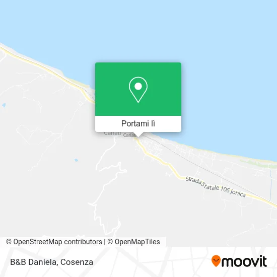 Mappa B&B Daniela