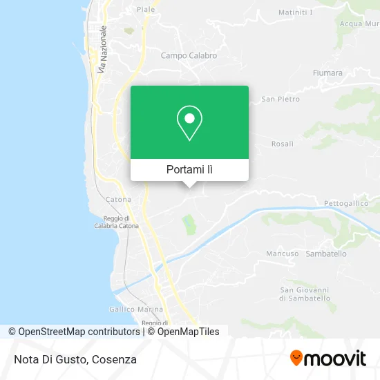 Mappa Nota Di Gusto