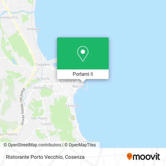 Mappa Ristorante Porto Vecchio
