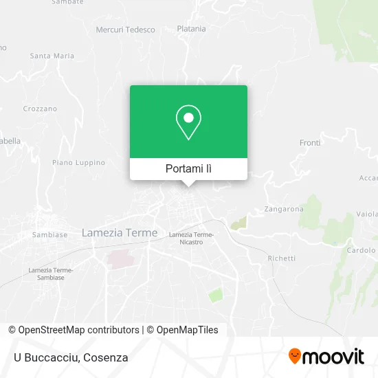Mappa U Buccacciu