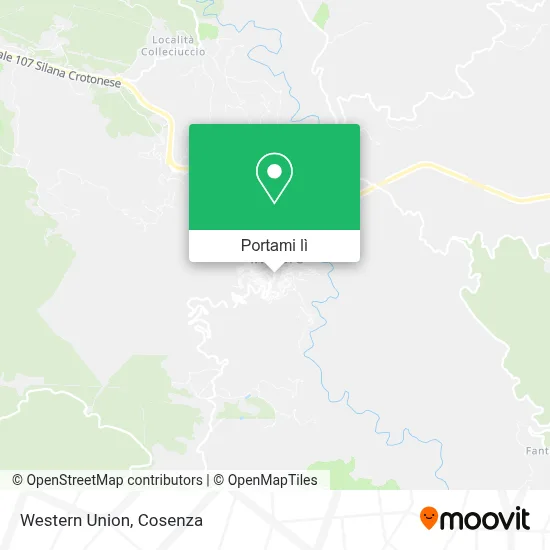 Mappa Western Union
