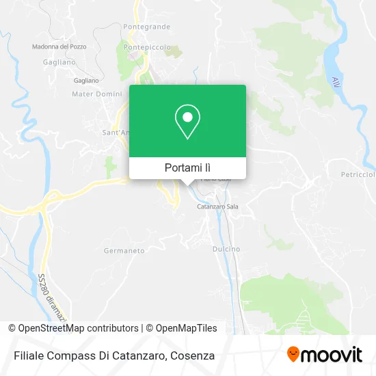 Mappa Filiale Compass Di Catanzaro