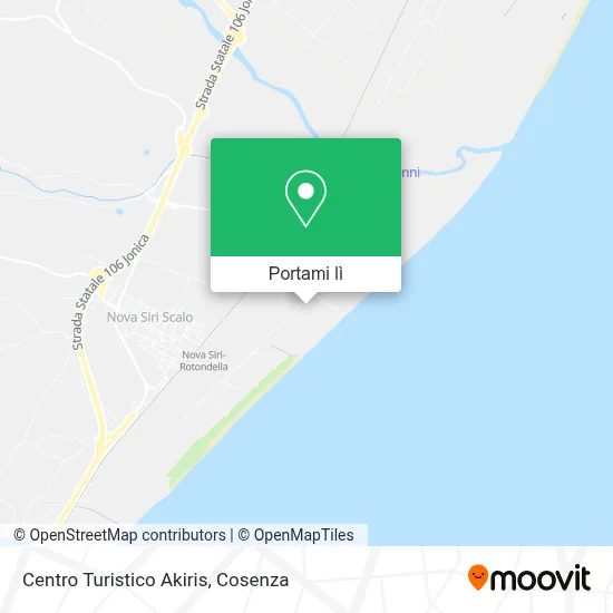 Mappa Centro Turistico Akiris