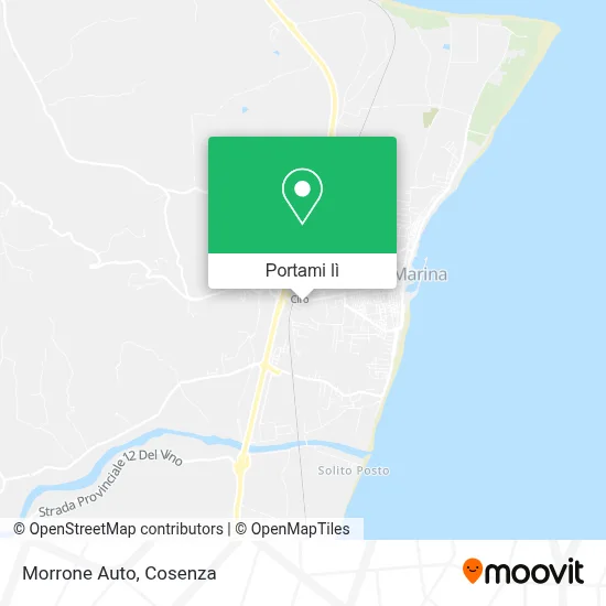 Mappa Morrone Auto
