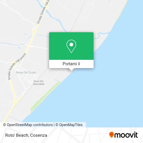 Mappa Roto' Beach