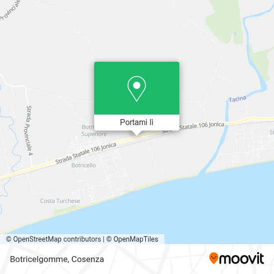 Mappa Botricelgomme