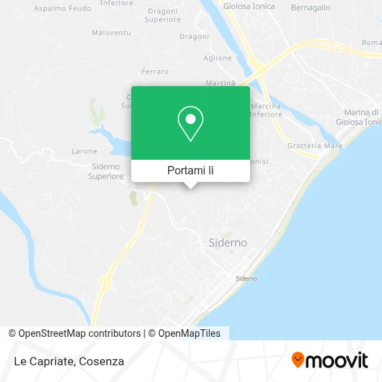 Mappa Le Capriate