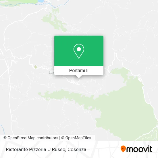 Mappa Ristorante Pizzeria U Russo