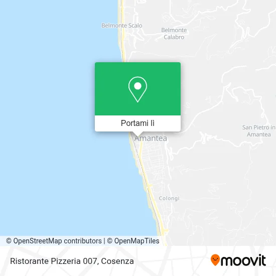 Mappa Ristorante Pizzeria 007