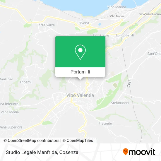 Mappa Studio Legale Manfrida