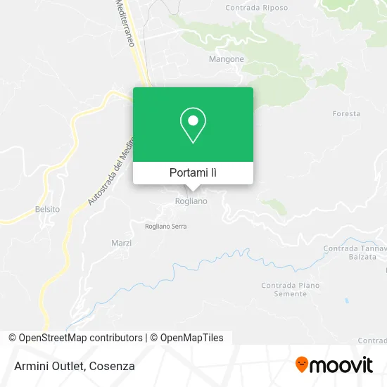 Mappa Armini Outlet
