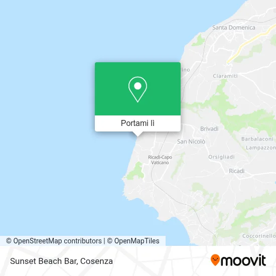 Mappa Sunset Beach Bar