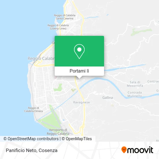 Mappa Panificio Neto