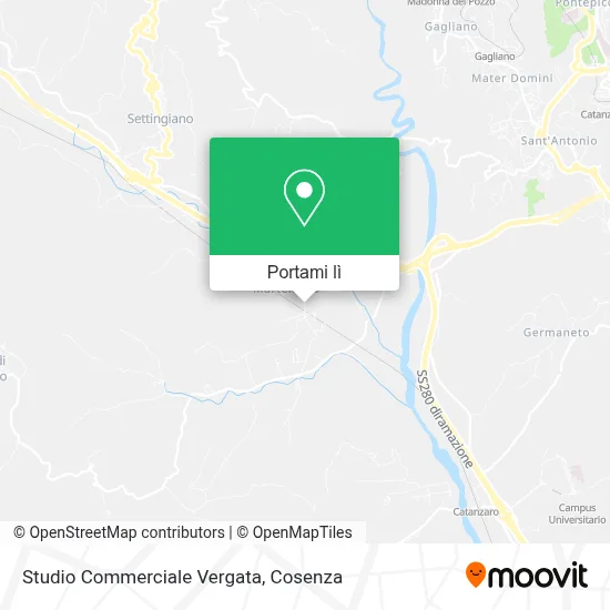 Mappa Studio Commerciale Vergata