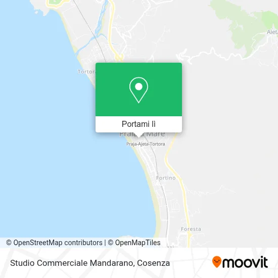 Mappa Studio Commerciale Mandarano