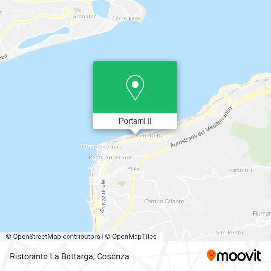 Mappa Ristorante La Bottarga