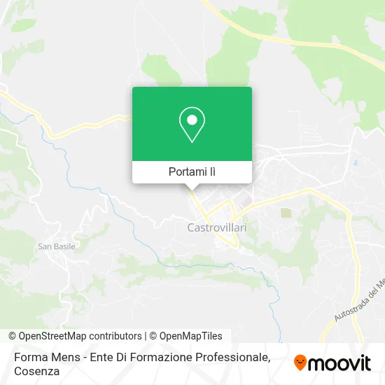 Mappa Forma Mens - Ente Di Formazione Professionale