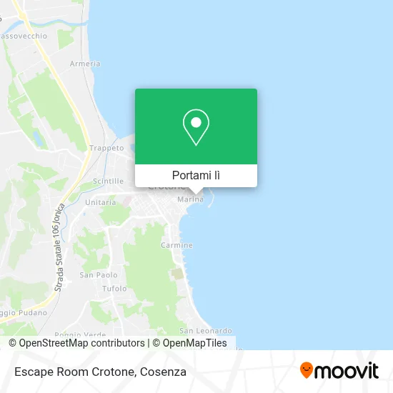 Mappa Escape Room Crotone