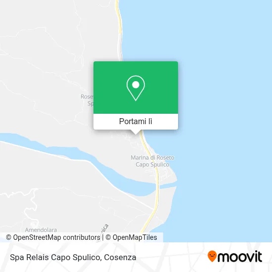 Mappa Spa Relais Capo Spulico