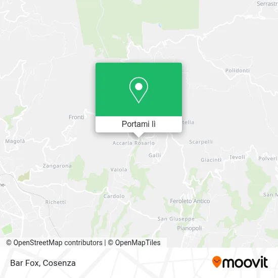 Mappa Bar Fox