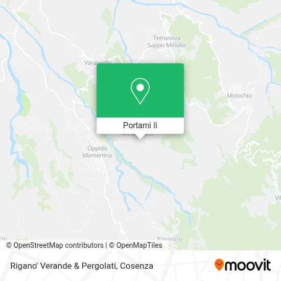 Mappa Rigano' Verande & Pergolati