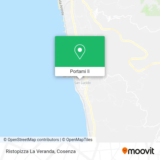 Mappa Ristopizza La Veranda