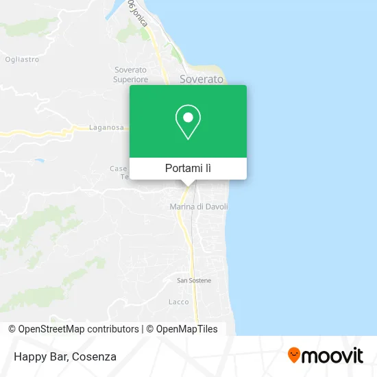 Mappa Happy Bar