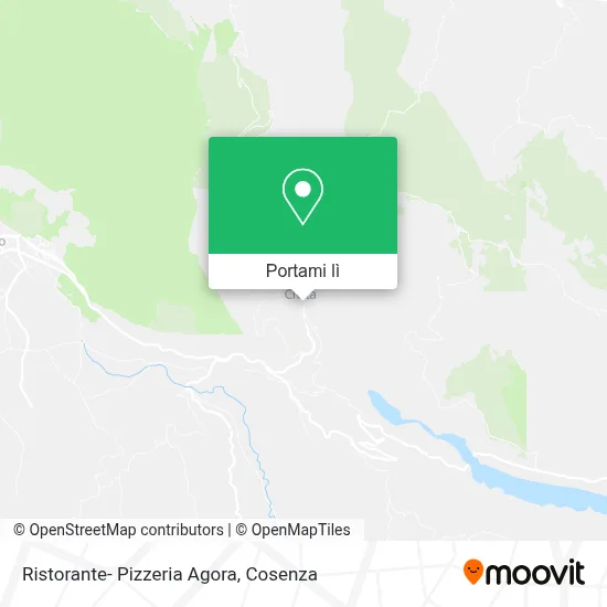 Mappa Ristorante- Pizzeria Agora