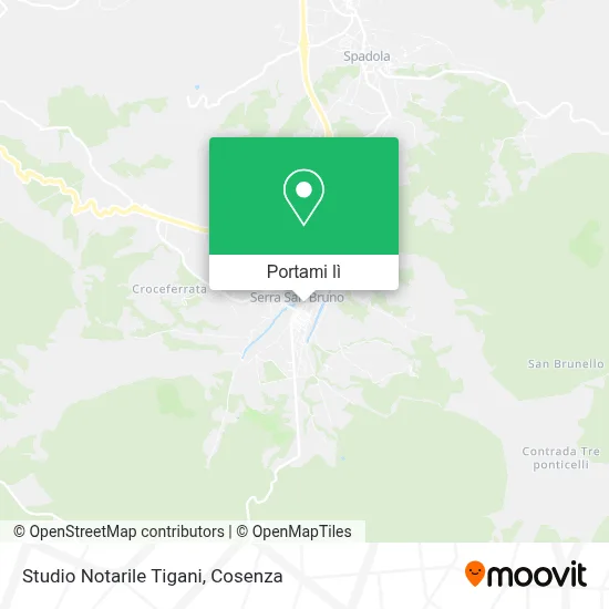 Mappa Studio Notarile Tigani
