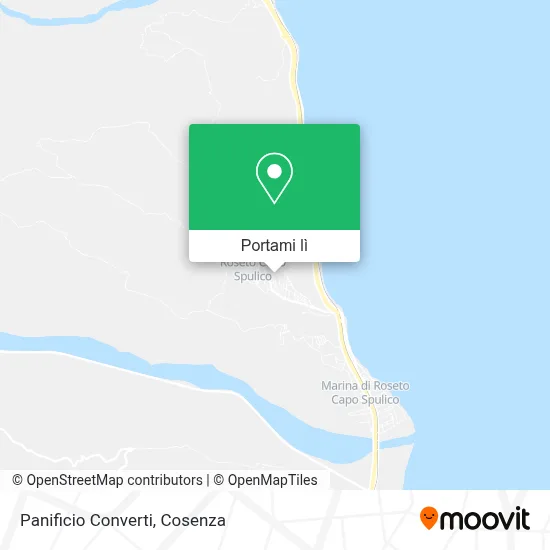 Mappa Panificio Converti