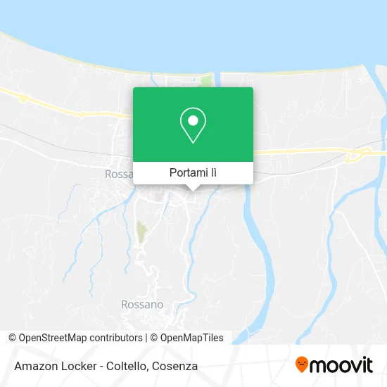 Mappa Amazon Locker - Coltello