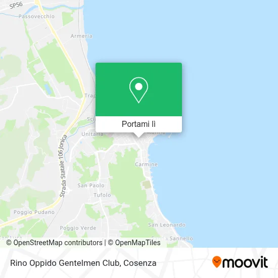 Mappa Rino Oppido Gentelmen Club
