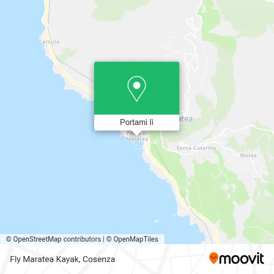 Mappa Fly Maratea Kayak