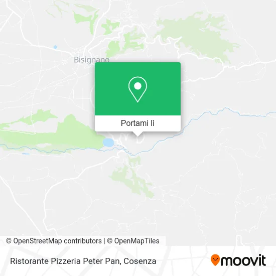 Mappa Ristorante Pizzeria Peter Pan