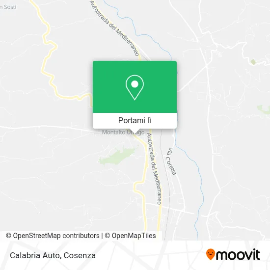 Mappa Calabria Auto