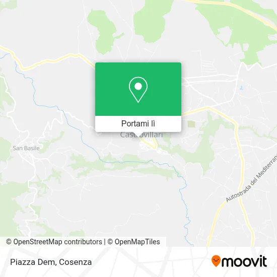 Mappa Piazza Dem