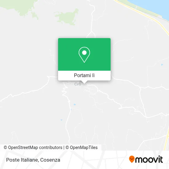 Mappa Poste Italiane
