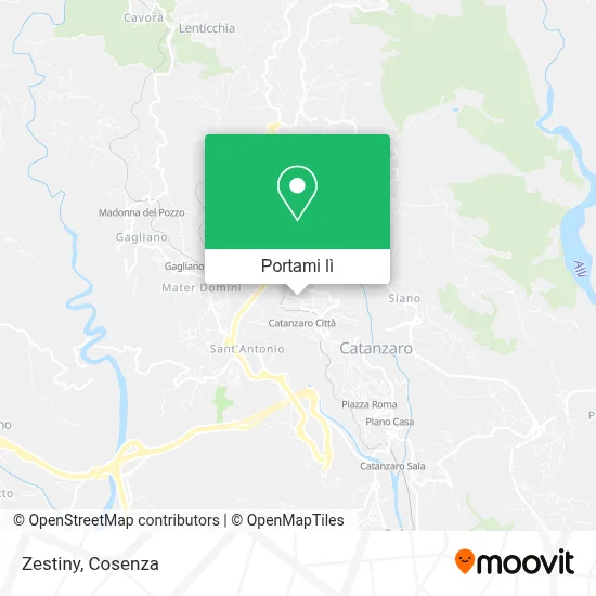 Mappa Zestiny