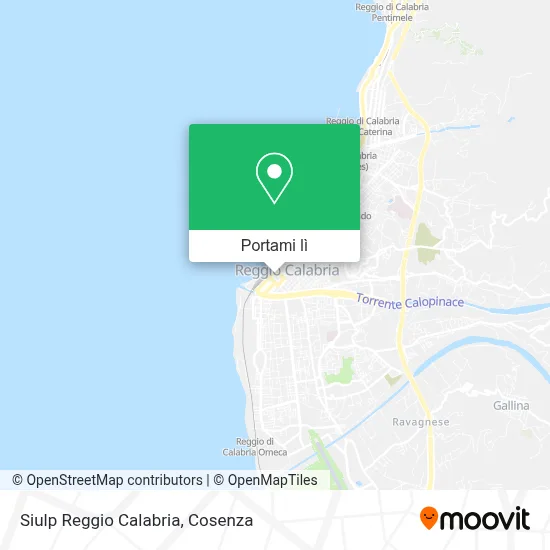 Mappa Siulp Reggio Calabria