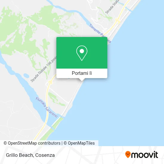 Mappa Grillo Beach